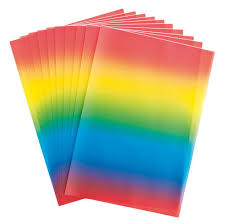 Rainbow Colored Paper